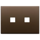 VIMAR SPA - VIW22683.2.12 Placca 3Mx2 Flat bronzo scuro spazz.