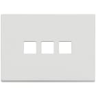 VIMAR SPA - VIW22683.3.01 Placca 3Mx3 Flat bianco matt