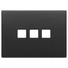 VIMAR SPA - VIW22683.3.03 Placca 3Mx3 Flat grigio antracite