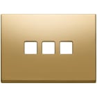 VIMAR SPA - VIW22683.3.82 Placca 3Mx3 Flat oro