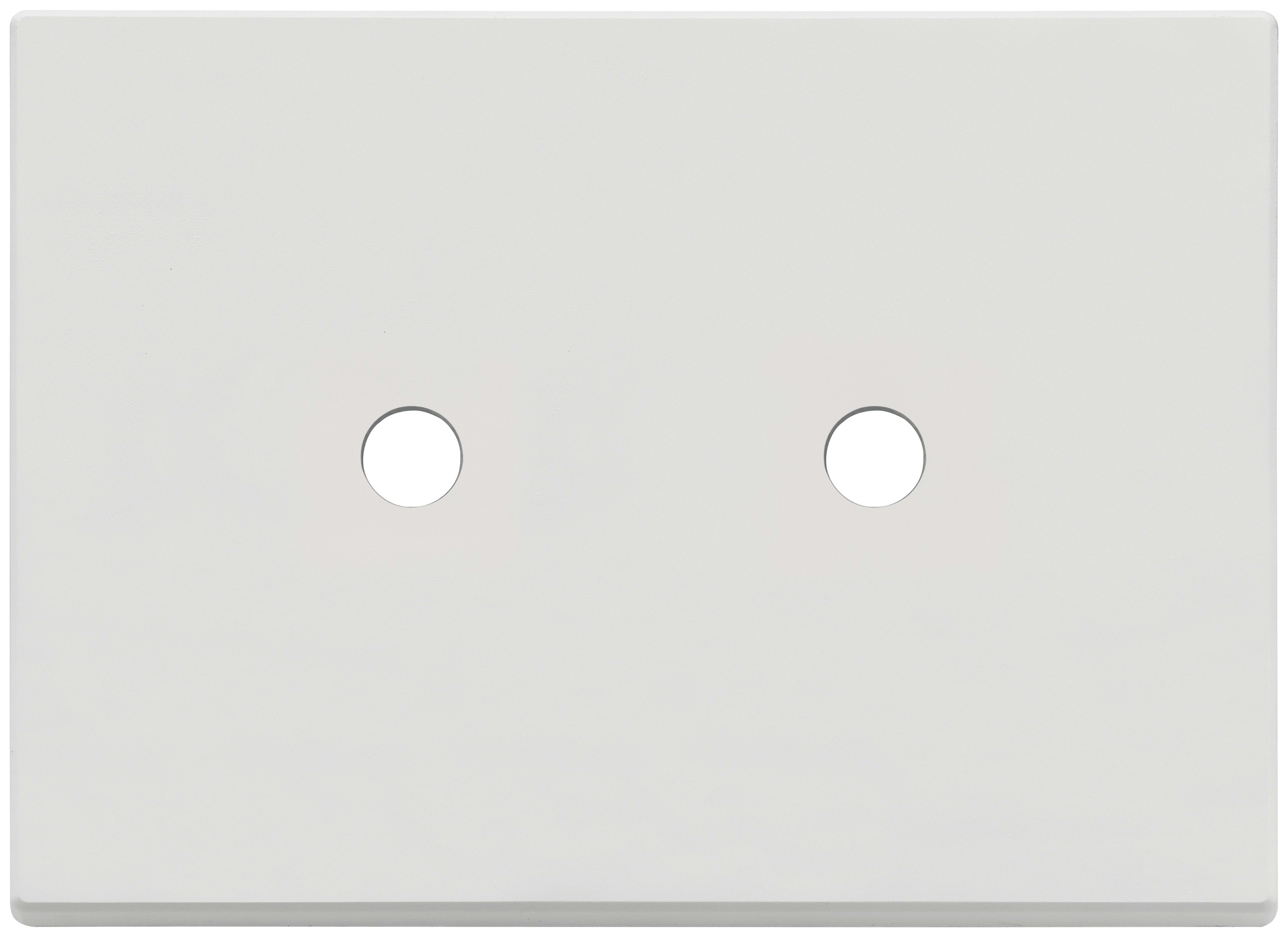 VIMAR SPA - VIW22683.RN.2.01 Placca 3Mx2 Tondo bianco matt