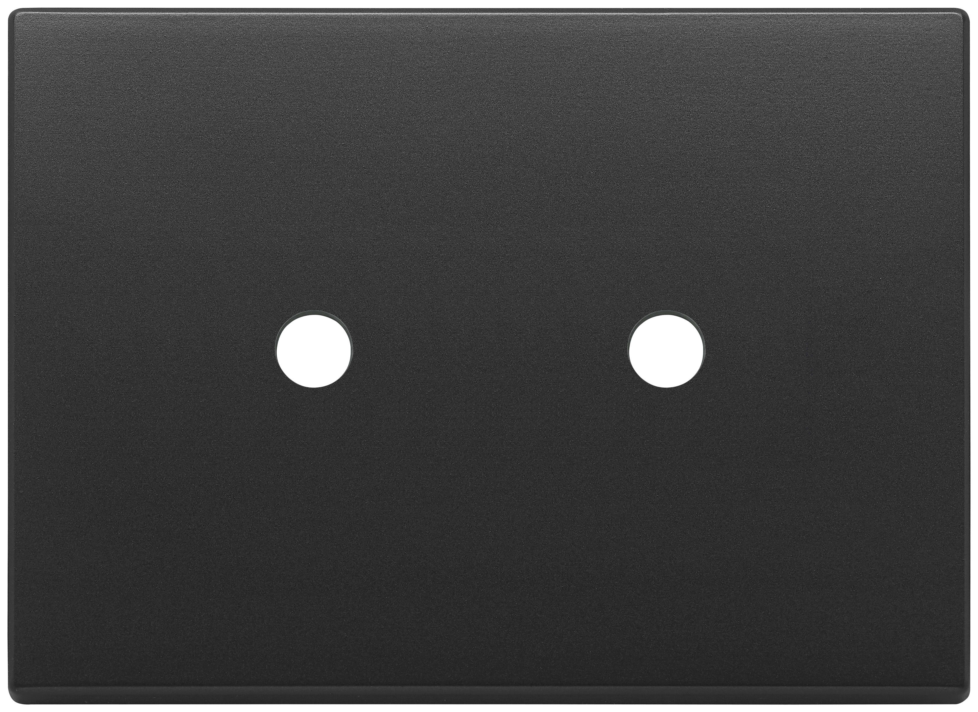 VIMAR SPA - VIW22683.RN.2.03 Placca 3Mx2 Tondo grigio antracite