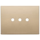 VIMAR SPA - VIW22683.RN.3.88 PLACCA 3MX3 TONDO ORO SATINATO