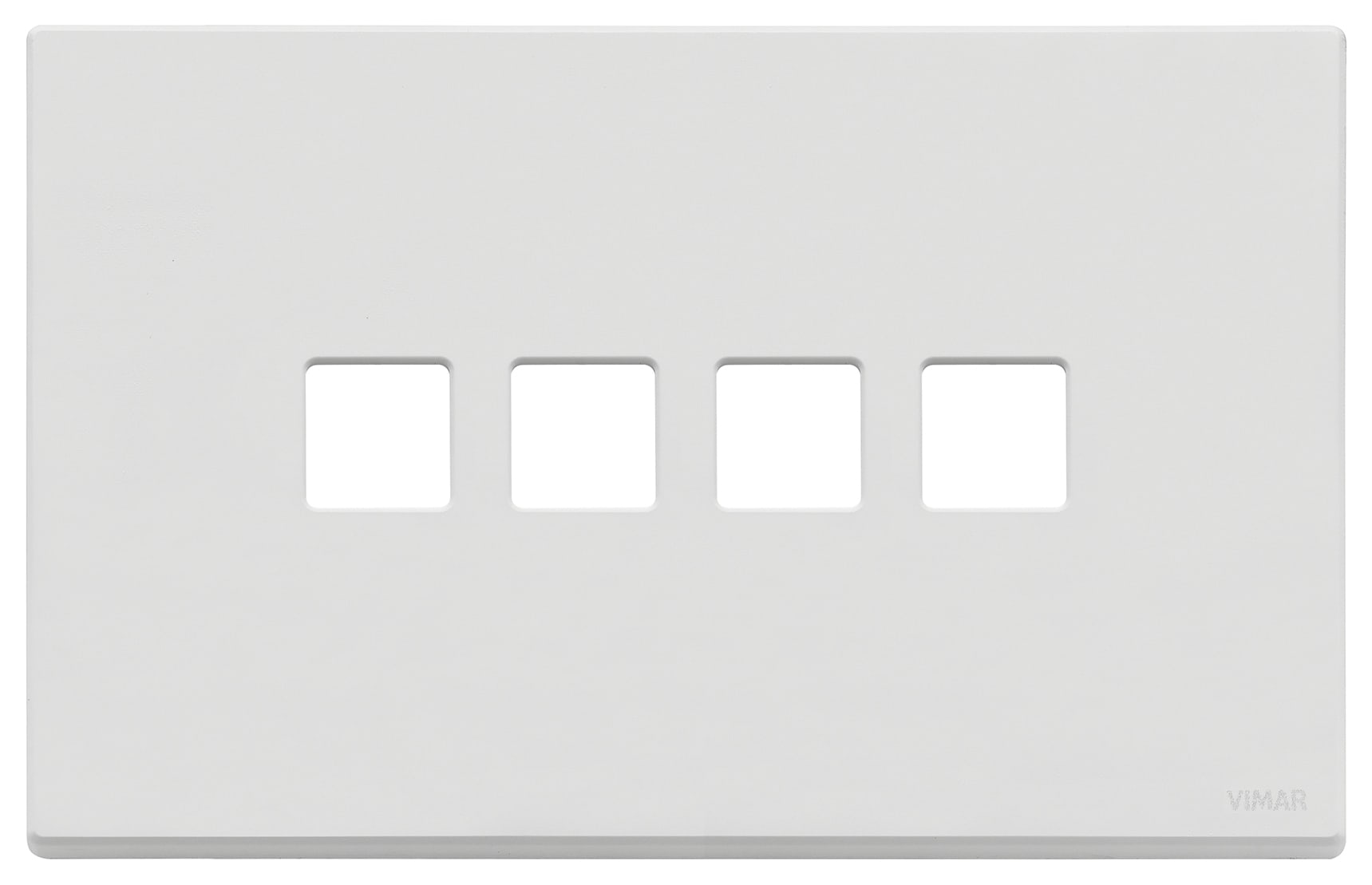 VIMAR SPA - VIW22684.4.01 Placca 4Mx4 Flat bianco matt