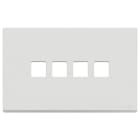 VIMAR SPA - VIW22684.4.01 Placca 4Mx4 Flat bianco matt