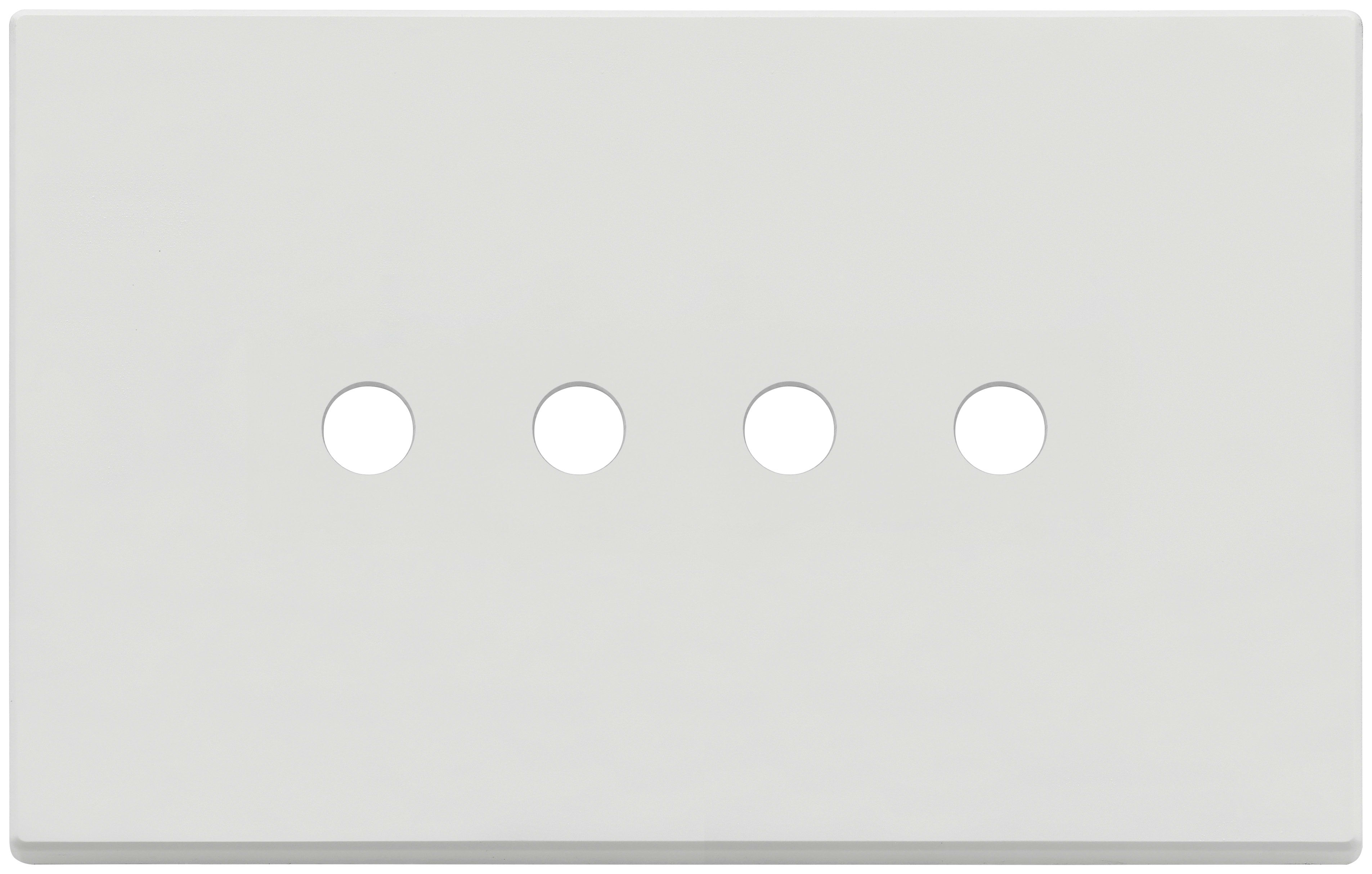 VIMAR SPA VIW22684.RN.4.01 PLACCA 4MX4 TONDO BIANCO MATT