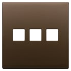 VIMAR SPA - VIW22685.3.12 Placca 3Mx3 BS Flat bronzo scuro spazz.