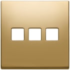 VIMAR SPA - VIW22685.3.82 Placca 3Mx3 BS Flat oro