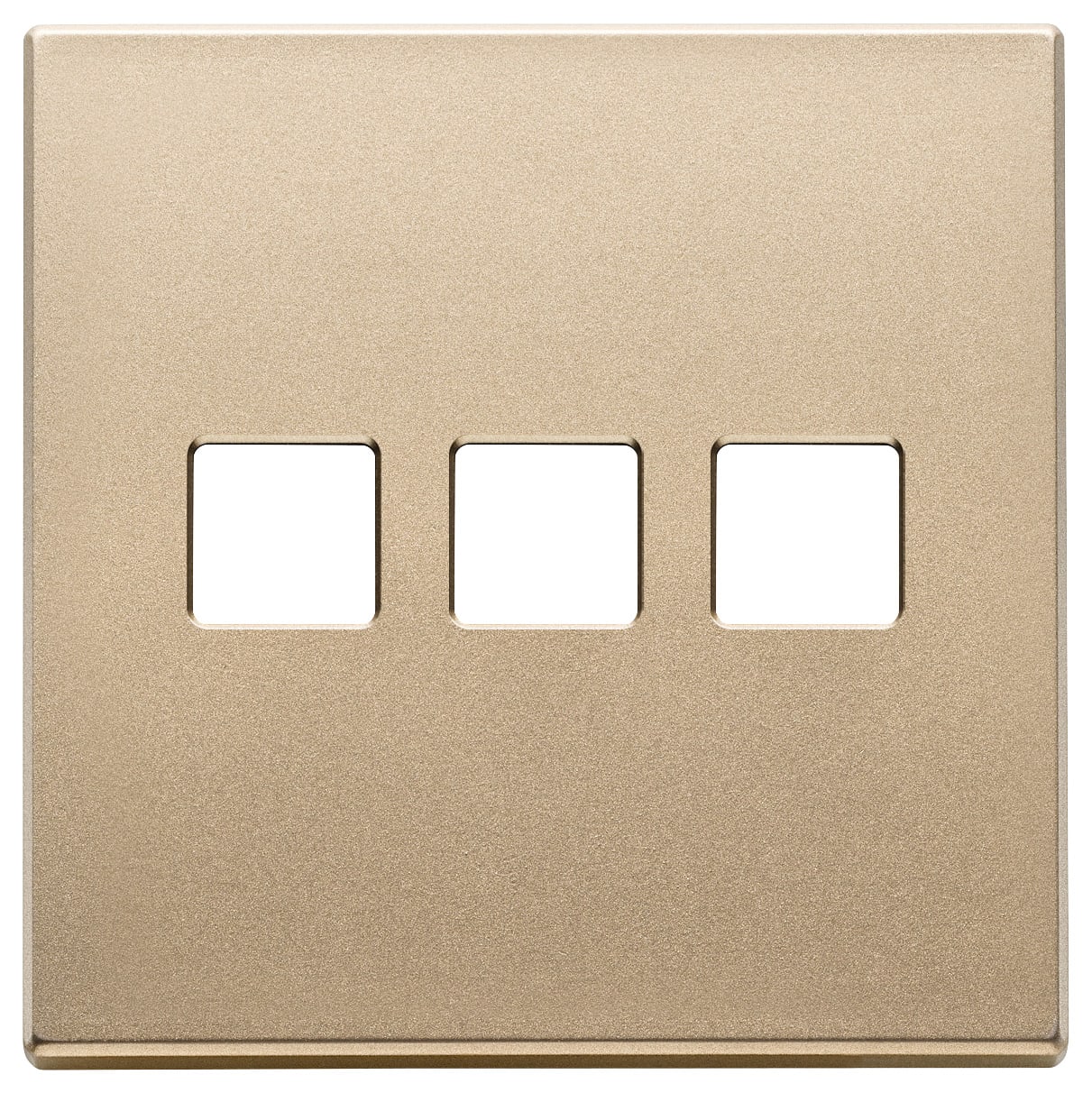 VIMAR SPA - VIW22685.3.88 Placca 3Mx3 BS Flat oro satinato