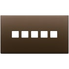 VIMAR SPA - VIW22689.5.12 Placca 5Mx5 BS Flat bronzo scuro sp.