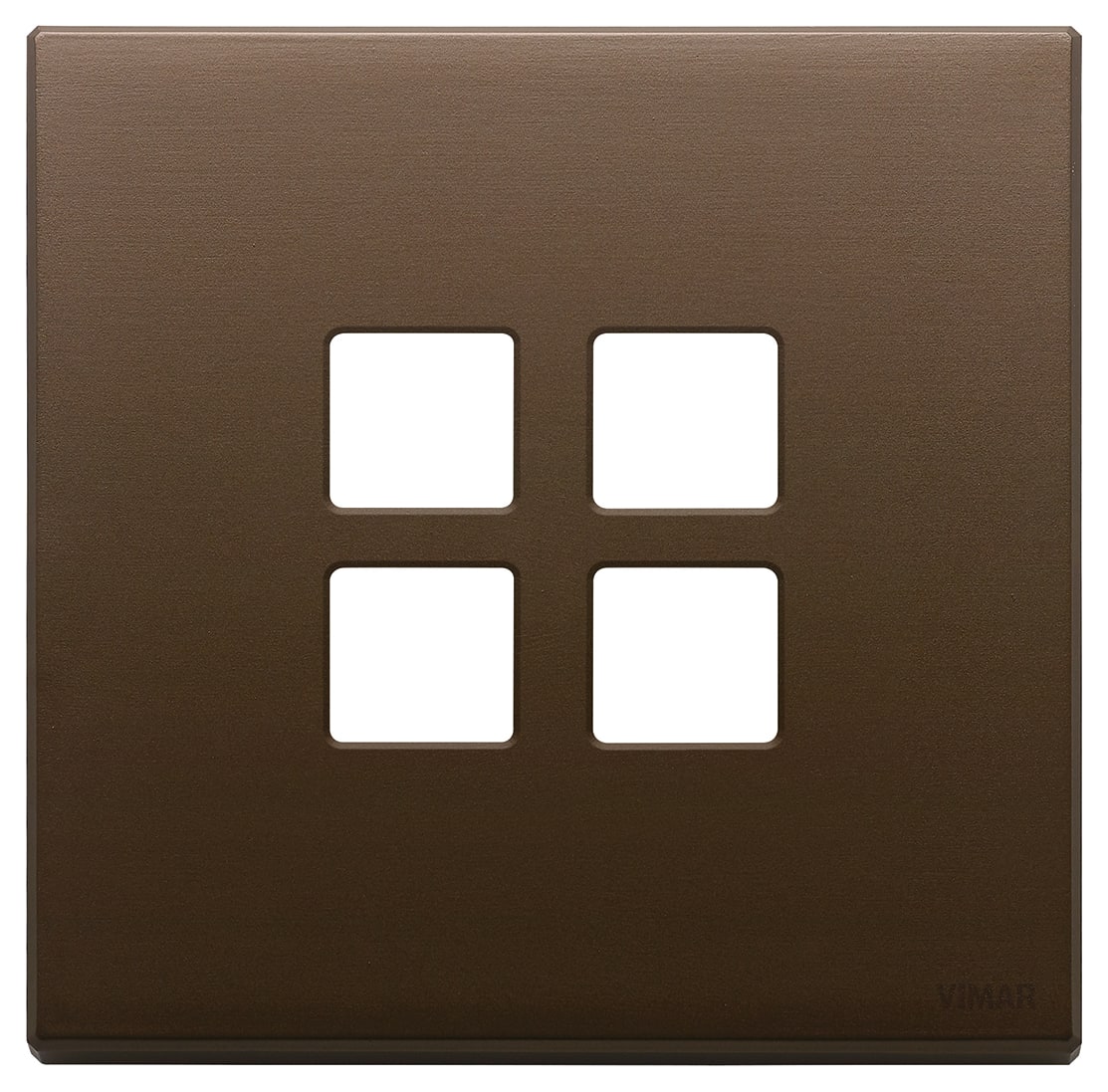 VIMAR SPA - VIW22692.12 Placca 2Mx4 Flat bronzo scuro spazz.