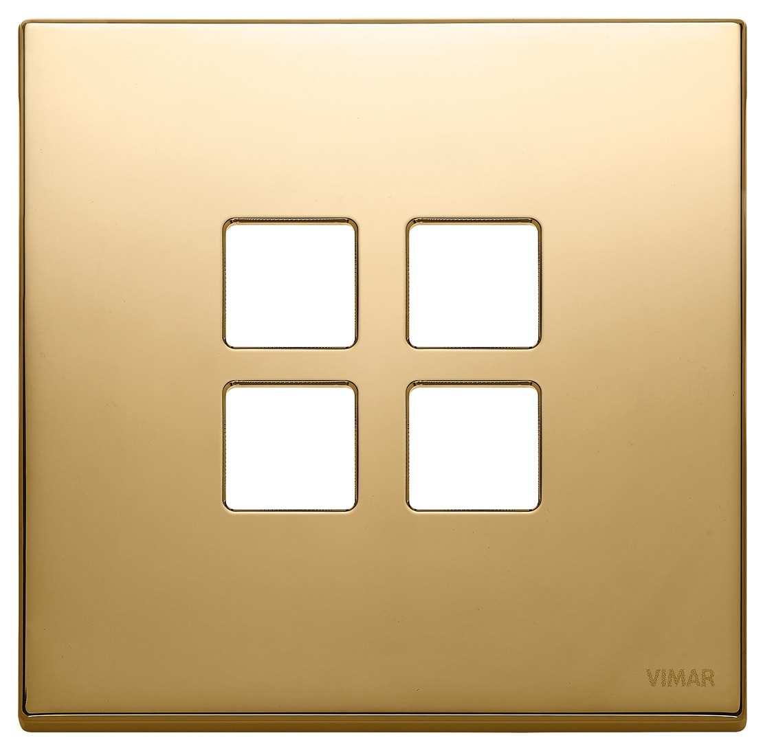 VIMAR SPA - VIW22692.82 Placca 2Mx4 Flat oro