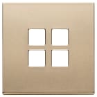 VIMAR SPA - VIW22692.88 PLACCA 2MX4 FLAT ORO SATINATO