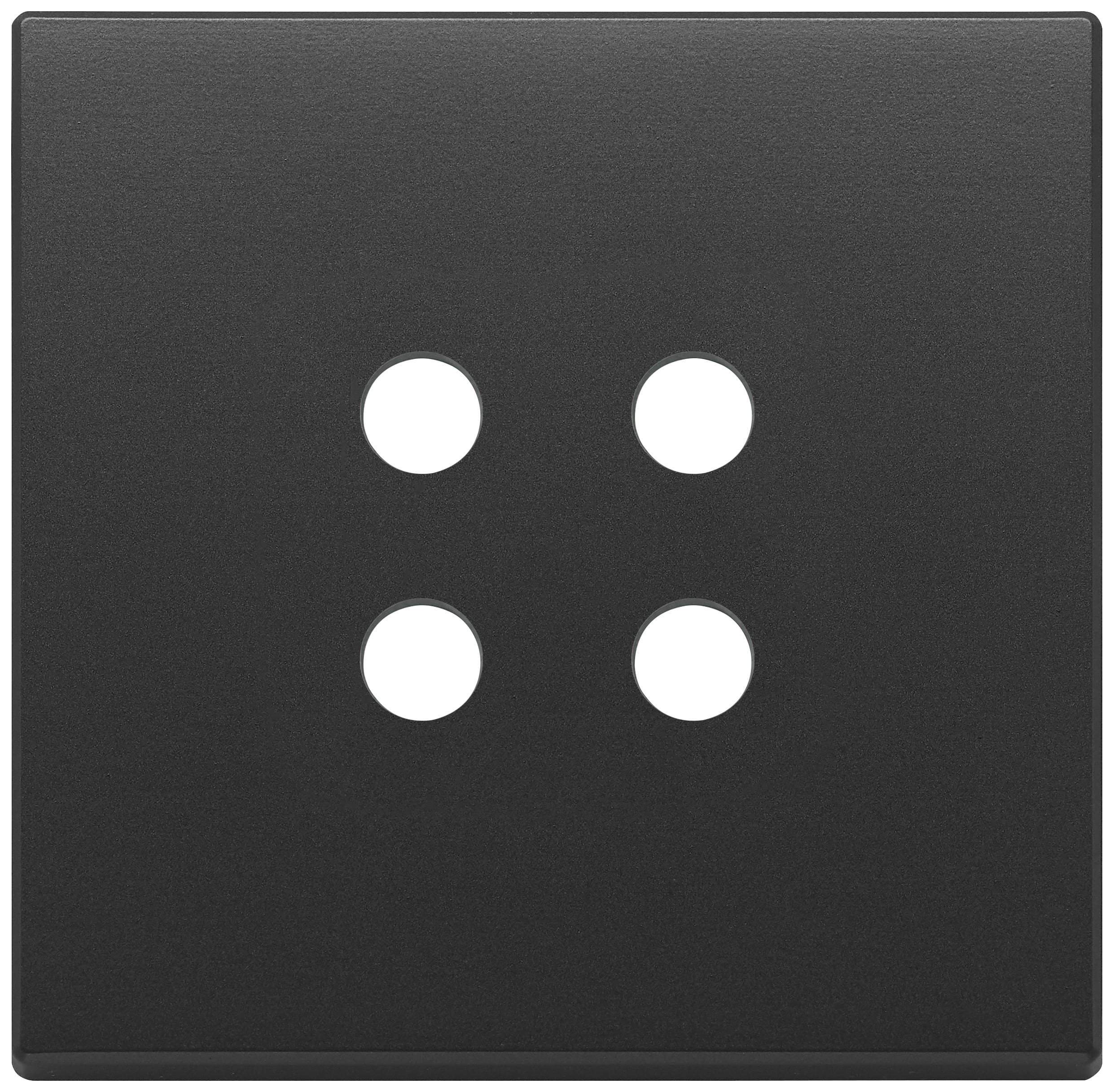 VIMAR SPA - VIW22692.RN.03 Placca 2Mx4 Tondo grigio antracite