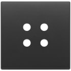 VIMAR SPA - VIW22692.RN.03 Placca 2Mx4 Tondo grigio antracite