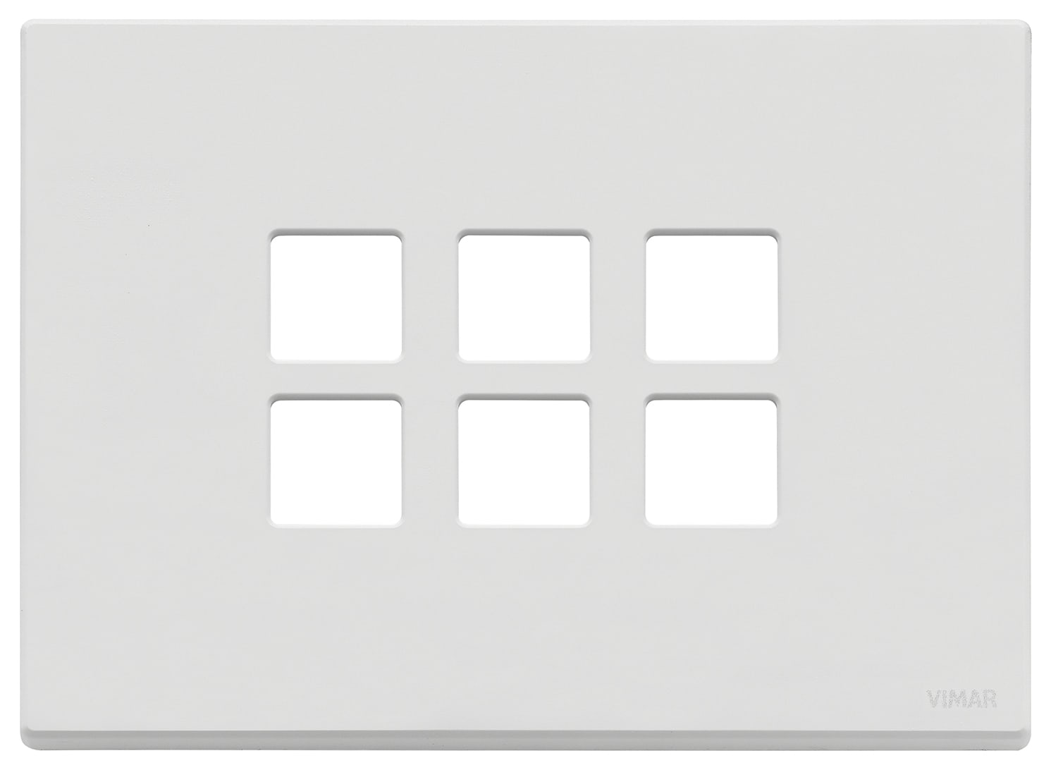 VIMAR SPA - VIW22693.01 Placca 3Mx6 Flat bianco matt