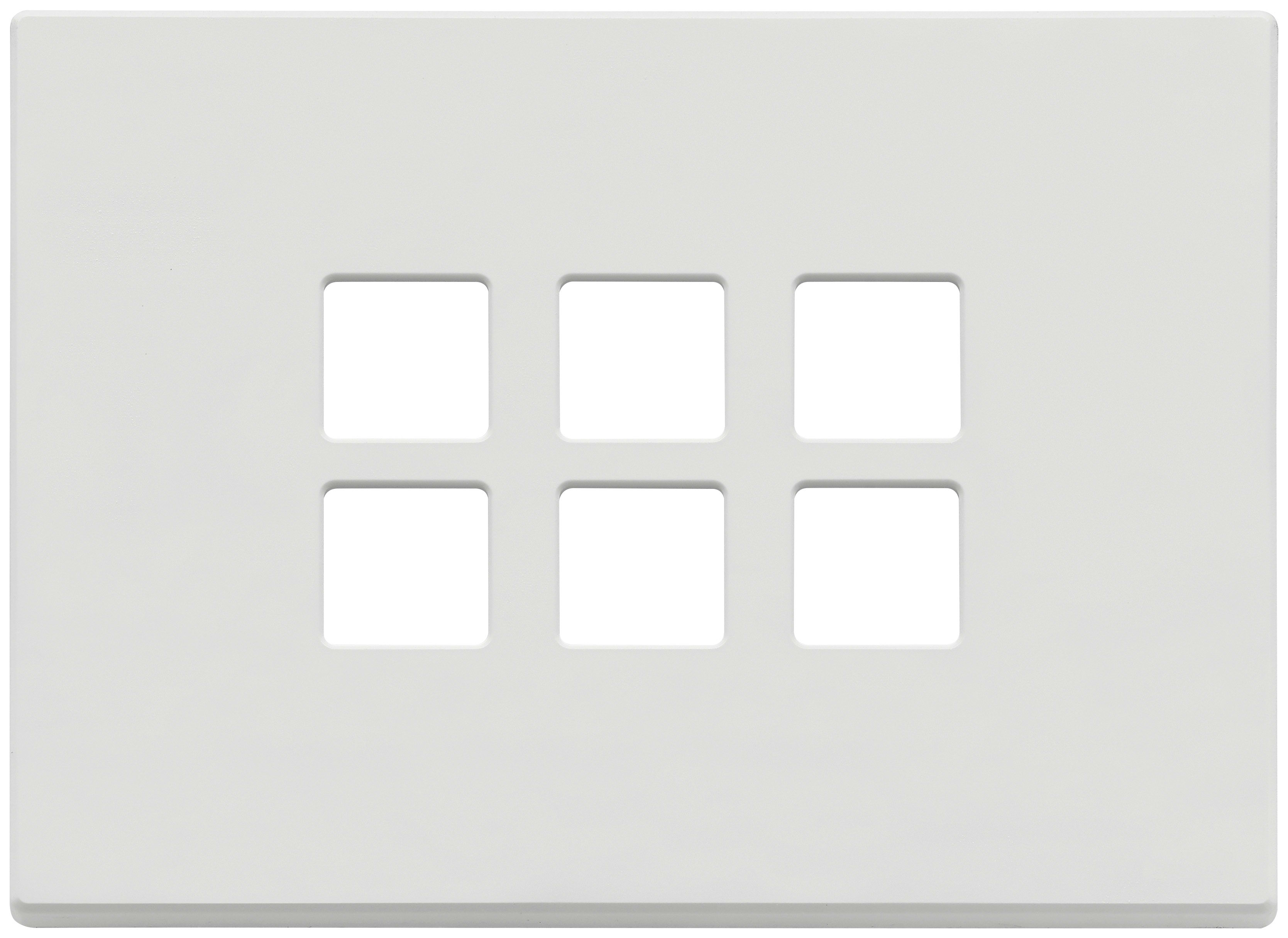 VIMAR SPA - VIW22693.01 PLACCA 3MX6 FLAT BIANCO MATT