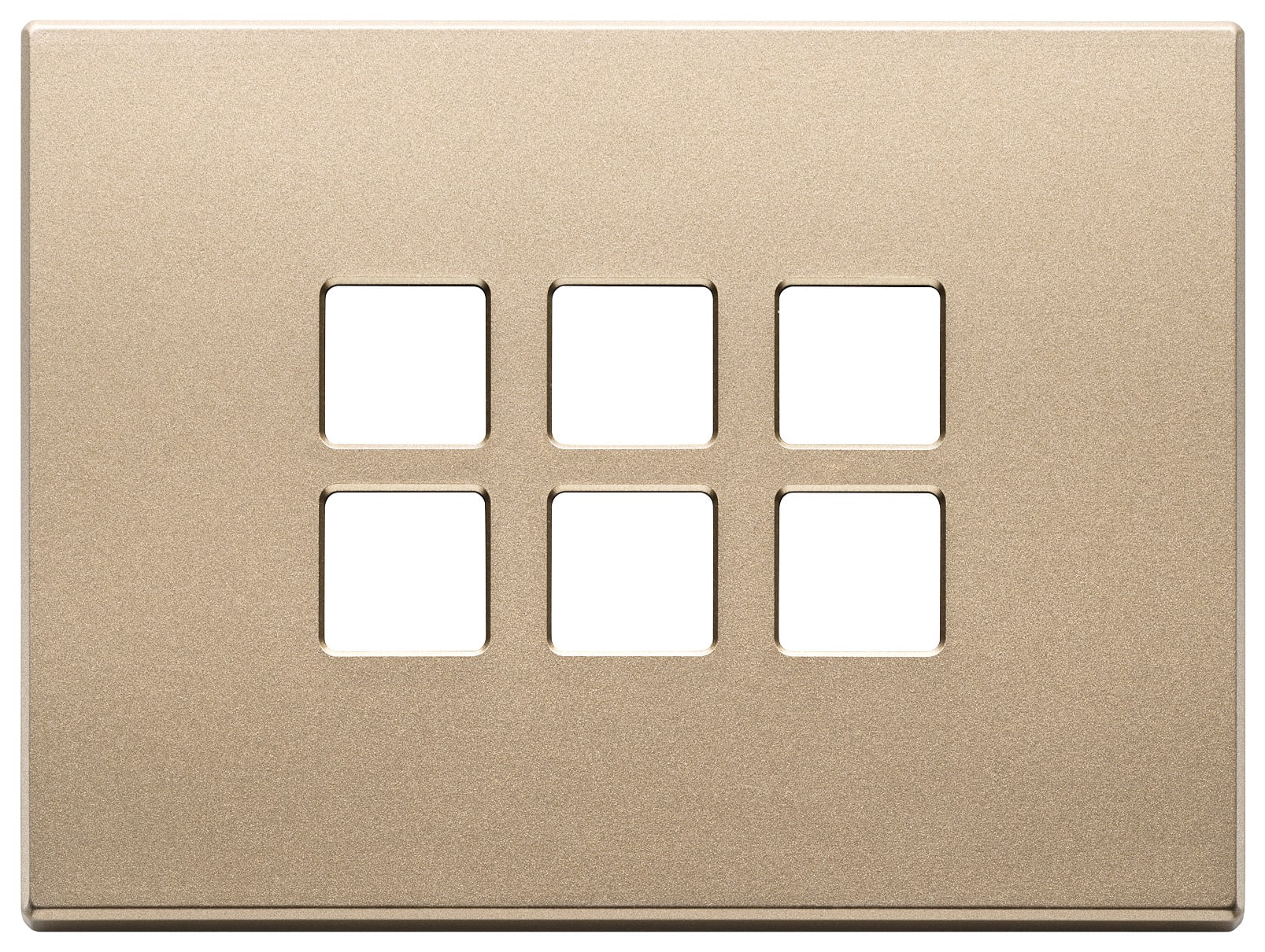 VIMAR SPA - VIW22693.88 PLACCA 3MX6 FLAT ORO SATINATO