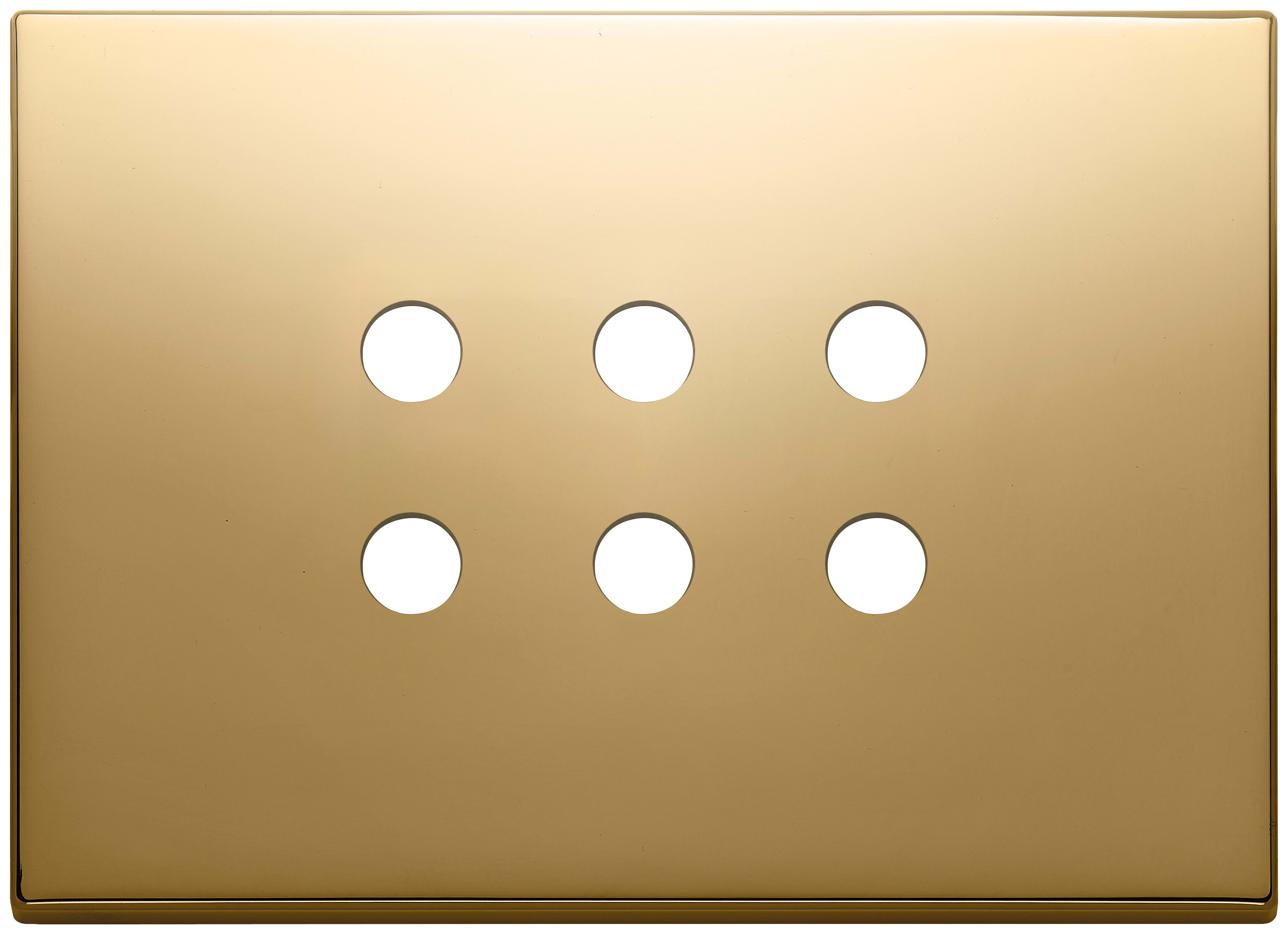 VIMAR SPA - VIW22693.RN.82 Placca 3Mx6 Tondo oro