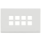 VIMAR SPA - VIW22694.01 Placca 4Mx8 Flat bianco matt