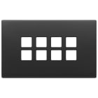 VIMAR SPA - VIW22694.03 PLACCA 4MX8 FLAT GRIGIO ANTRACITE