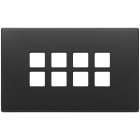 VIMAR SPA - VIW22694.03 Placca 4Mx8 Flat grigio antracite