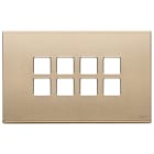 VIMAR SPA - VIW22694.88 Placca 4Mx8 Flat oro satinato