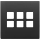 VIMAR SPA - VIW22695.03 Placca 3Mx6 BS Flat grigio antracite