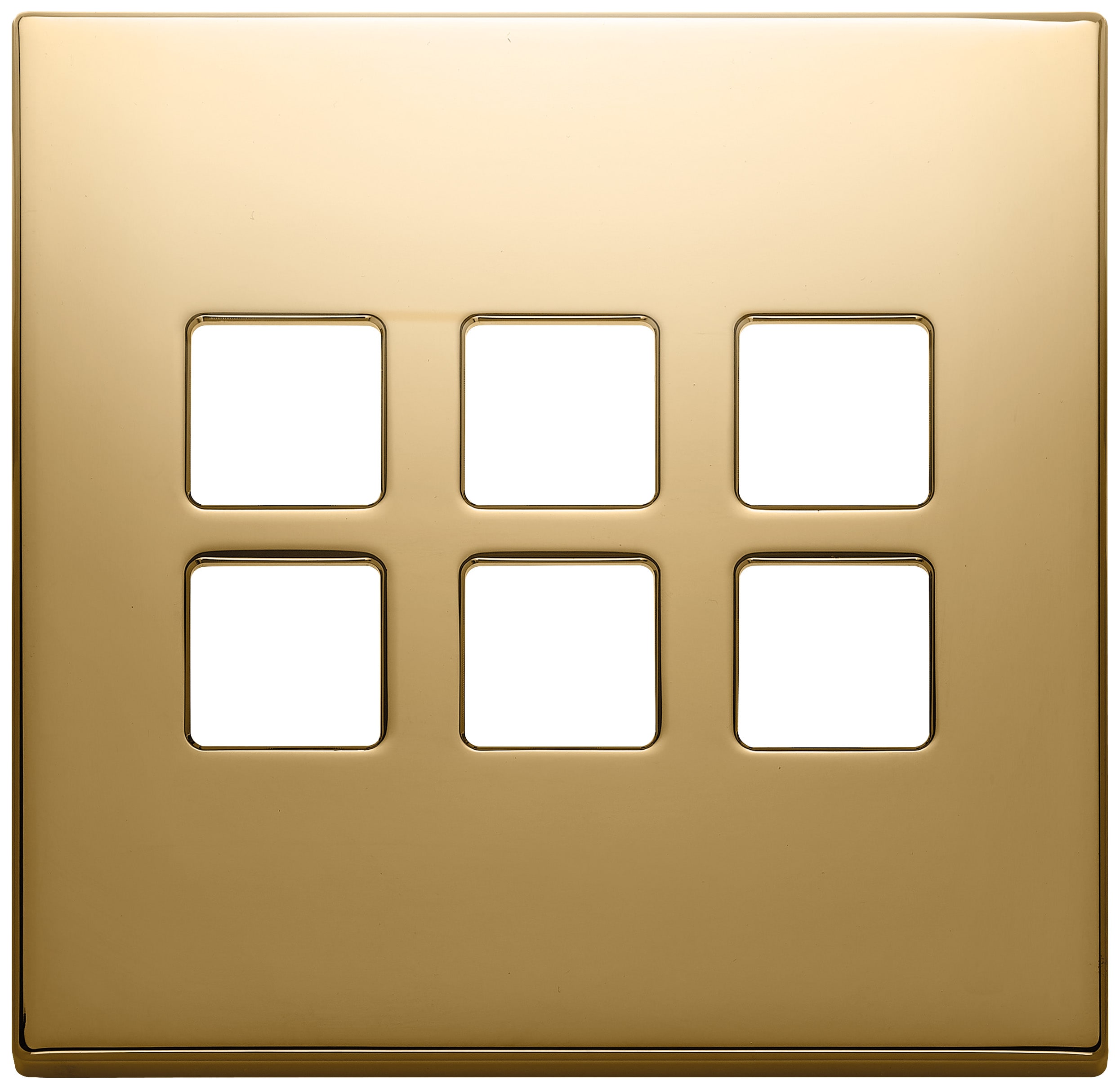 VIMAR SPA - VIW22695.82 PLACCA 3MX6 BS FLAT ORO