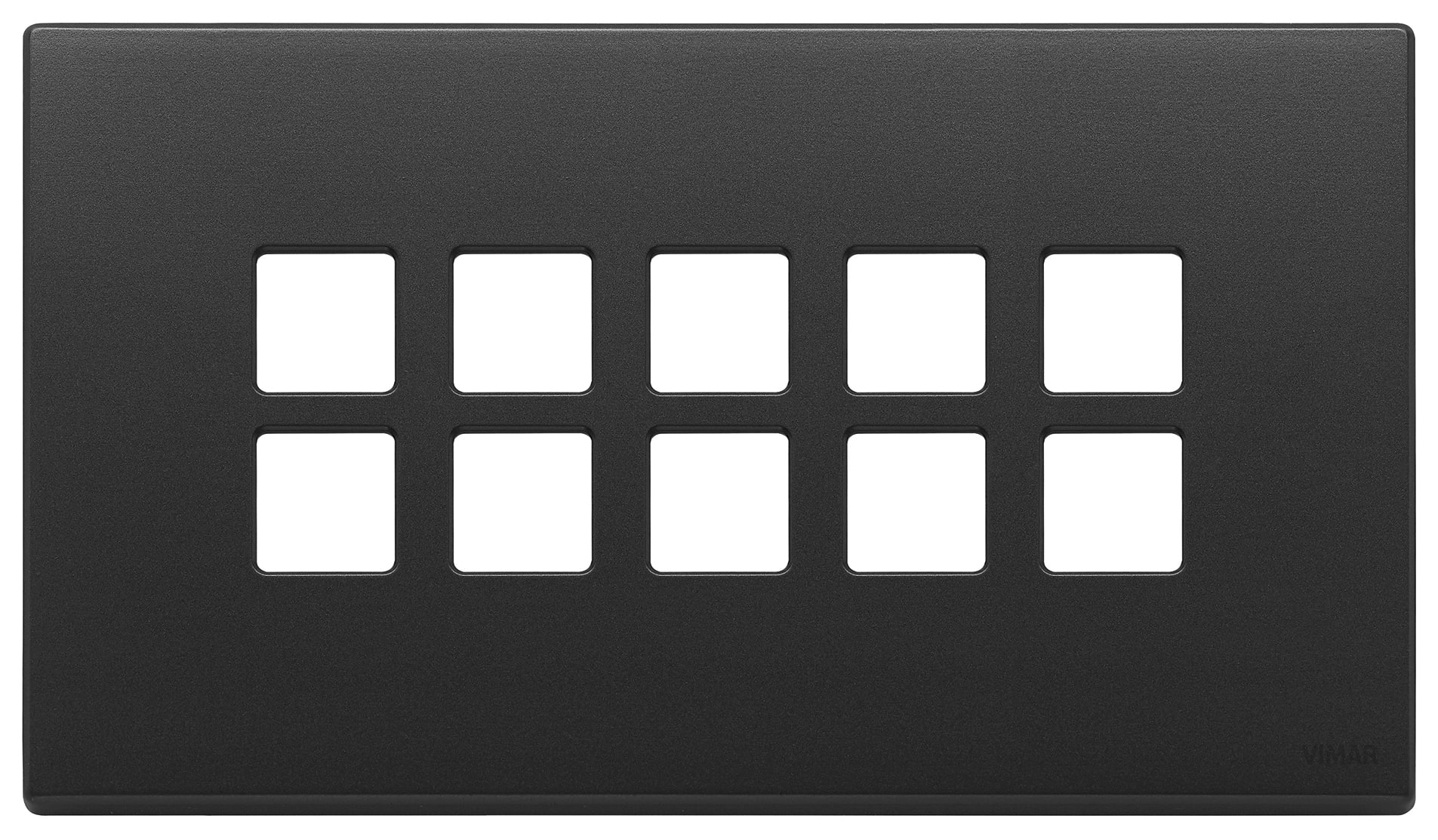 VIMAR SPA - VIW22699.03 Placca 5Mx10 BS Flat grigio antracite