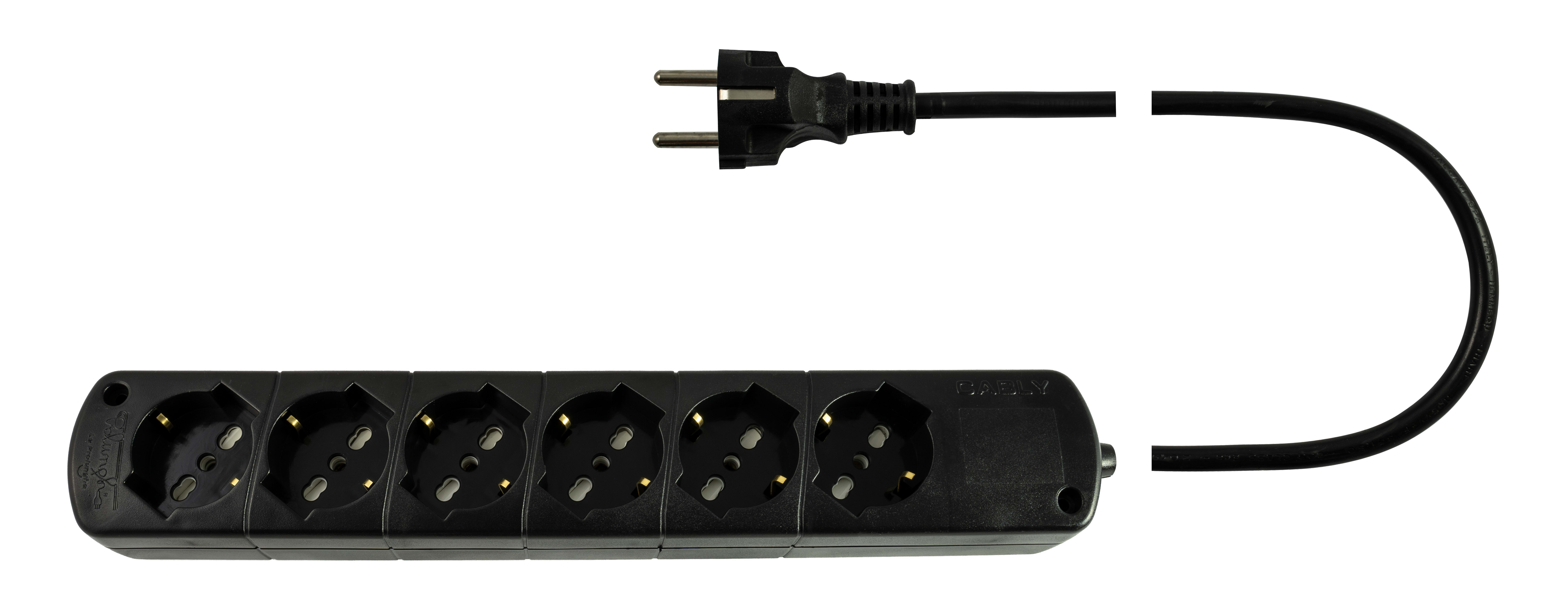 LE PROLUNGHE SAS PRG226/3-N CABLY U.6U S/INT 3G1.50 SP/SU MT.3 NE