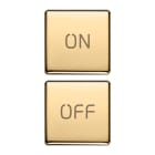 VIMAR SPA VIW22751.1.82 DUE TASTI FLAT SIMBOLI ON/OFF ORO