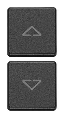 VIMAR SPA VIW22751.2.03 DUE TASTI FLAT SIMBOLI FRECCE GRIGIO