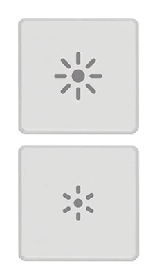 VIMAR SPA - VIW22751.3.01 DUE TASTI FLAT DIMMER BIANCO