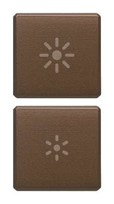 VIMAR SPA VIW22751.3.12 DUE TASTI FLAT DIMMER BRONZO