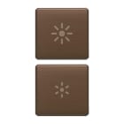 VIMAR SPA VIW22751.3.12 DUE TASTI FLAT DIMMER BRONZO