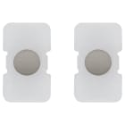 VIMAR SPA VIW22761.RN.11 DUE TASTI TONDO ELETTROMECC. ILLUM. NICH