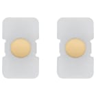 VIMAR SPA - VIW22761.RN.82 DUE TASTI TONDO ELETTROMECC. ILLUM. ORO