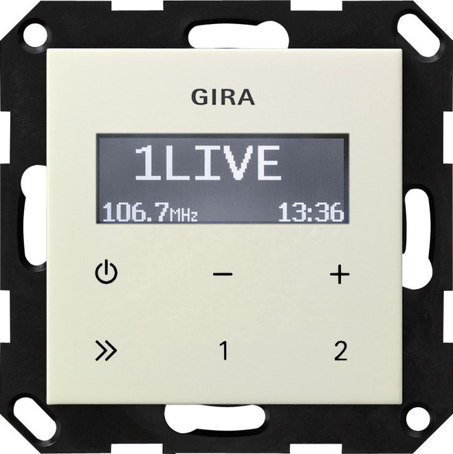 GIRA - GIR228401 RADIO RDS IN S/ALTOPARL. SYSTEM 55 BNC C