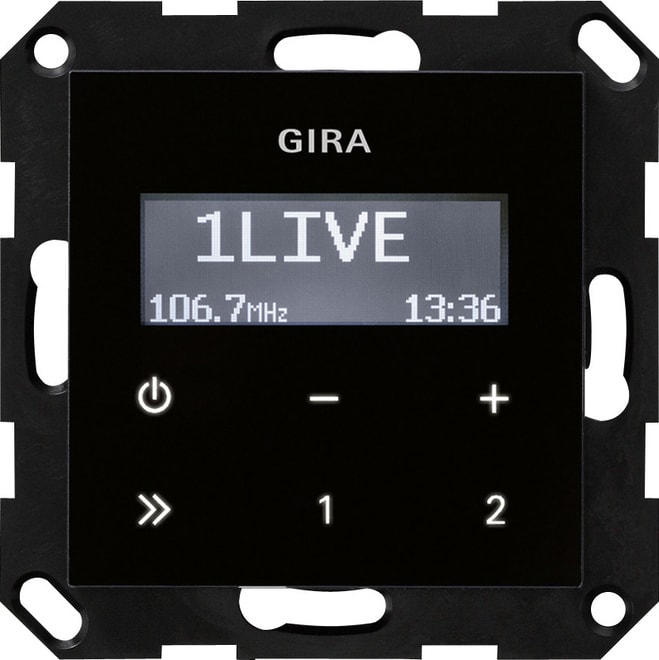 GIRA - GIR228405 RADIO RDS IN S/ALTOPARL. SYSTEM 55 ASP.V