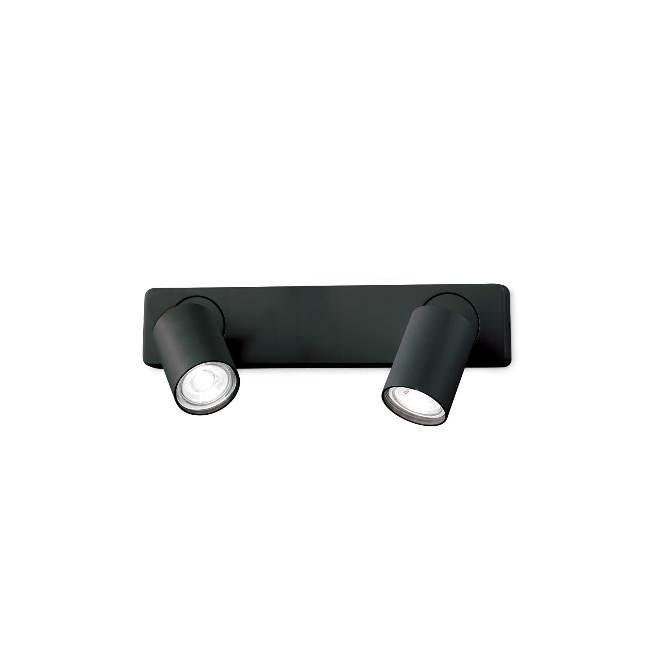 IDEAL LUX SRL IUX229034 RUDY AP2 ROUND NERO
