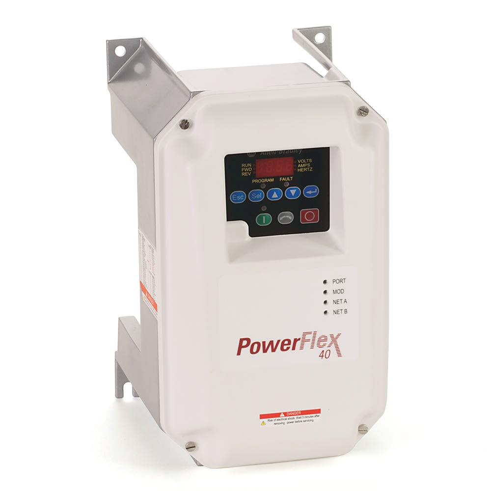 ROCKWELL AUTOMATION - RCK22B-D6P0C104 POWERFLEX 40- 2.2 KW (3 HP) AC DRIVE