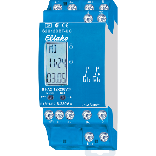 ELTAKO - EAK23002903 OROLOGIO ASTRONOMICO BT 2 CANALI 10A