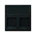 URMET SPA - UTD12100/B76-14 FRONT.2XPRESE RJ45 KEYSTONE 2M