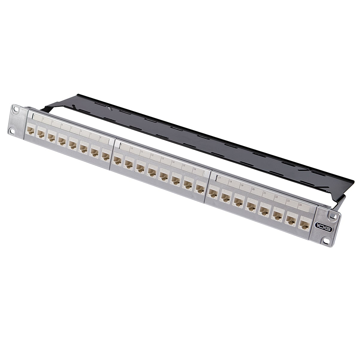 FANTON SRL FME23672 PANN.19 CAT.6A UTP 1U 24P. GR