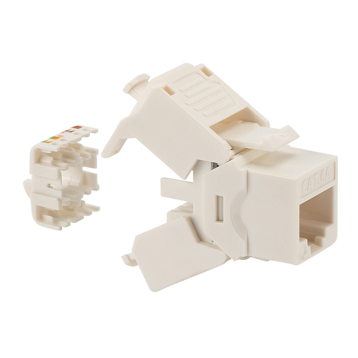 FANTON SRL FME237170 PRESA RJ45 CAT.6A UTP 180° TOOLLESS BI