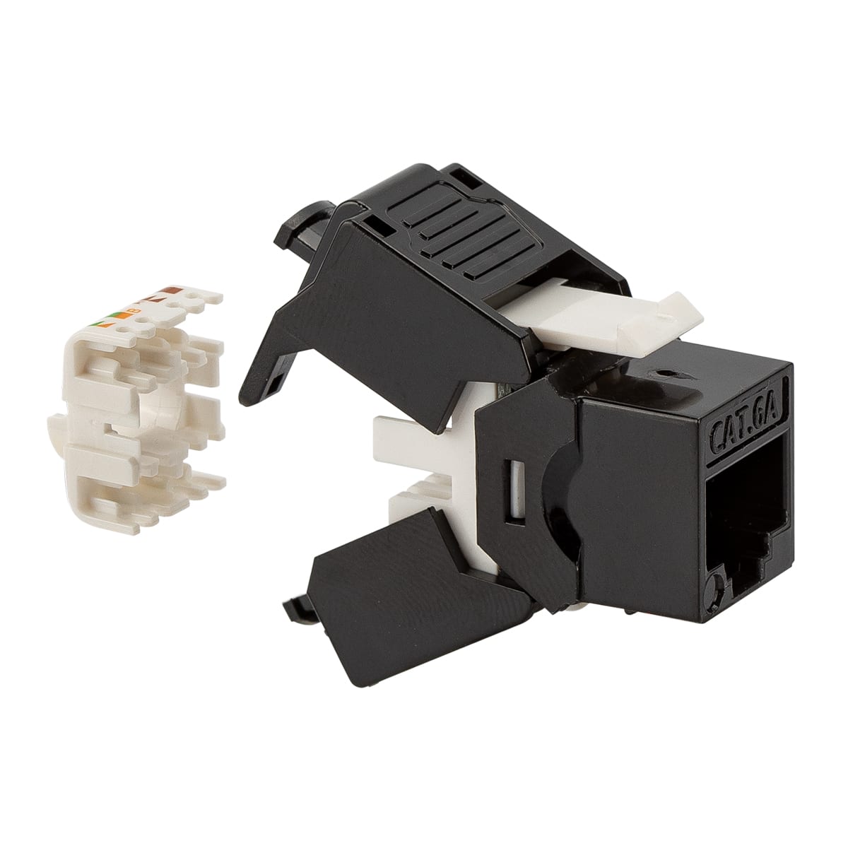 FANTON SRL FME237171 PRESA RJ45 CAT.6A UTP 180° TOOLLESS NE
