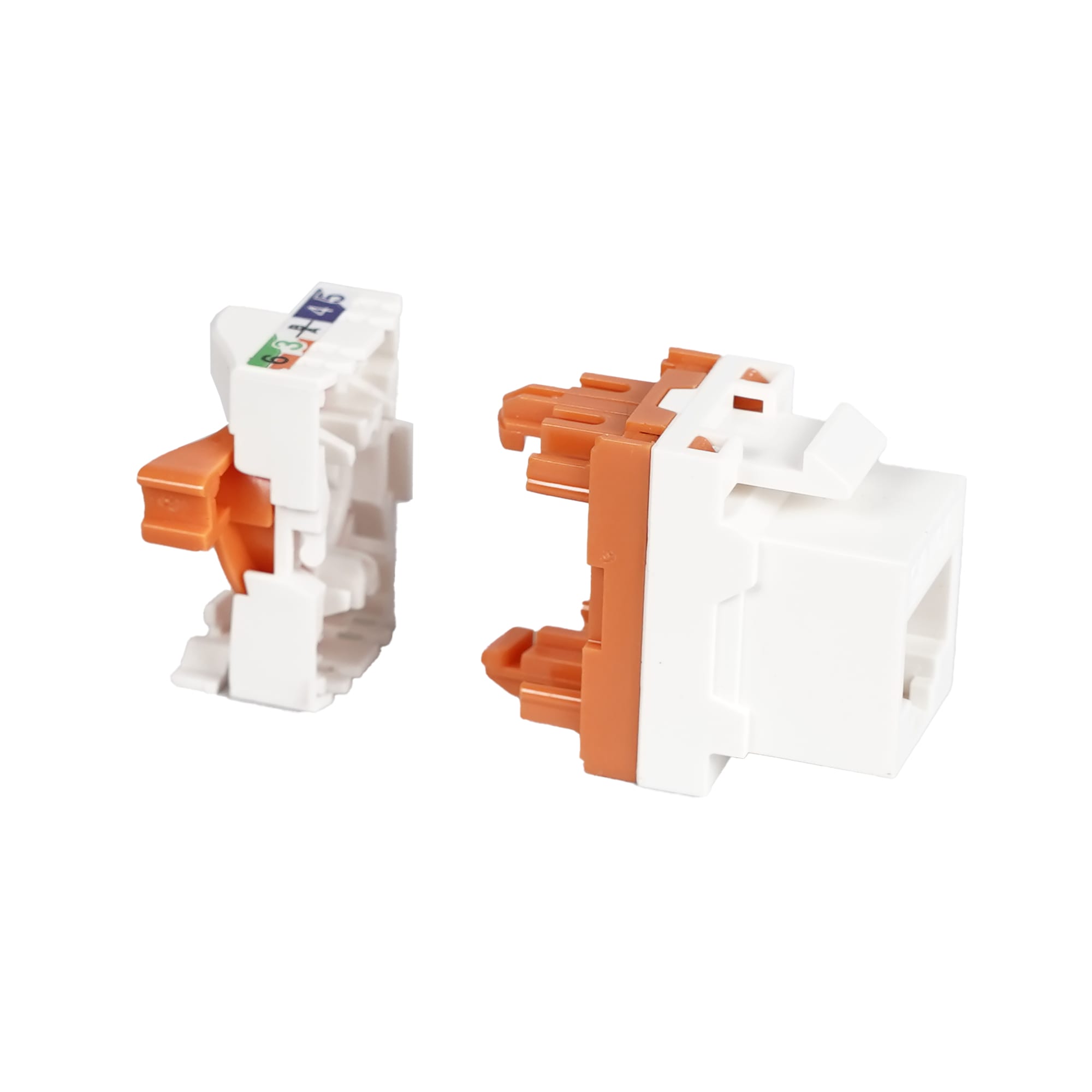 FANTON SRL FME237172 PRESA RJ45 CAT.6A UTP 180° TOOLLESSRT.BI