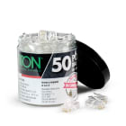 FANTON SRL FME23727B KIT 50 PLUG RJ45 CAT.6 UTP+10C/PL