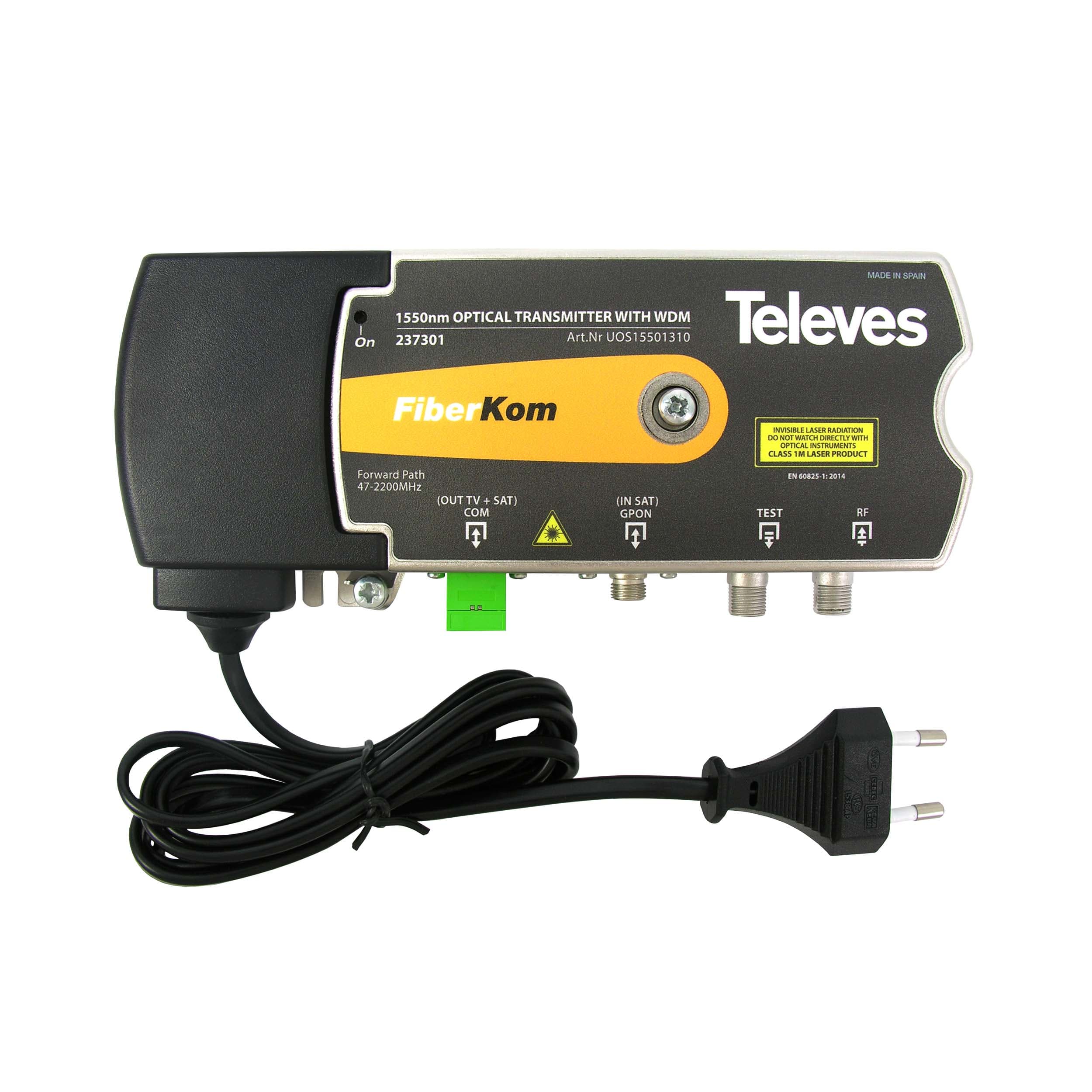TELEVES ITALIA SRL TVV237301 TX FO 1550NM/WDM 1310/1490NM SC/APC 6DBM